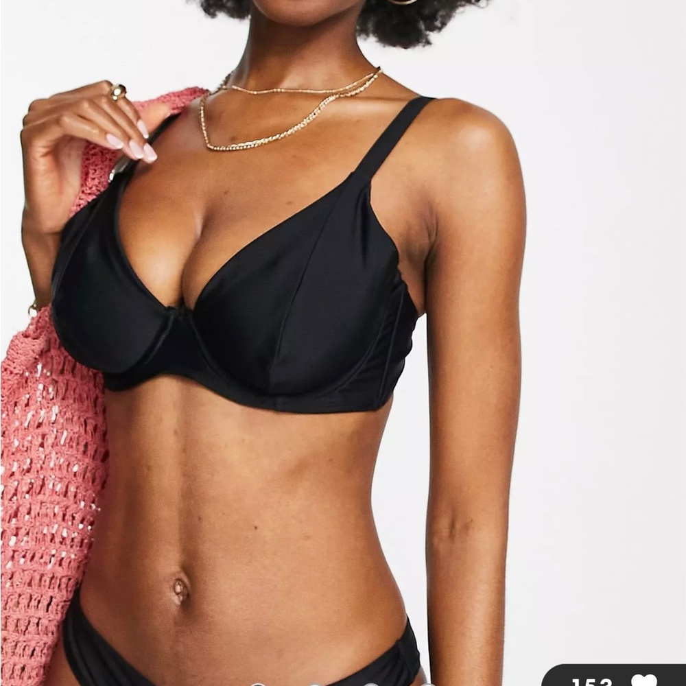 ASOS🌿Size 34I Bikini Top Fuller Bust with Underwire